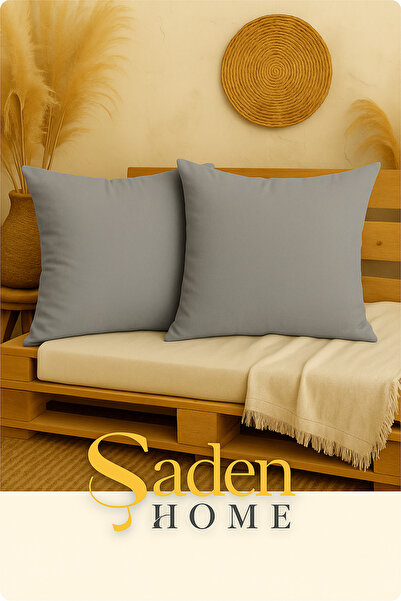 SADEN HOME HUSĂ PENTRU PERNE DE CULOARE SOLIDĂ, 2 BUCĂȚI