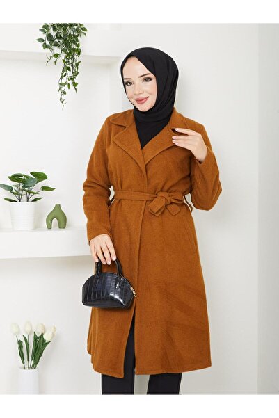 Rema Standard Sleeve with Pocket Detail Without Lining, 110 cm Length, Cashmere Coat