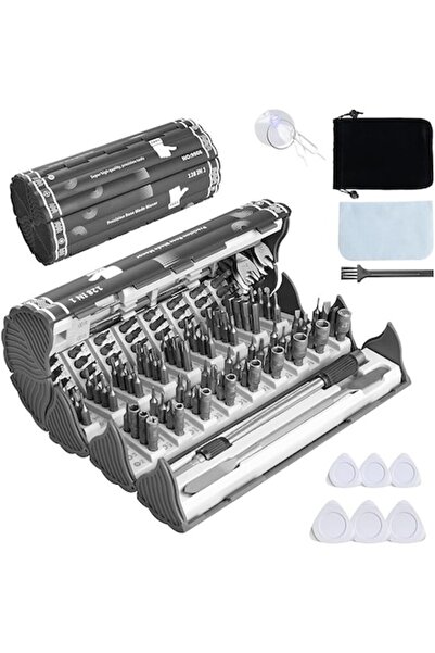 LET 139-in-1 Precision Electronic Repair Screwdriver Set with Flexible Extension Shaft and Magnetic Tips