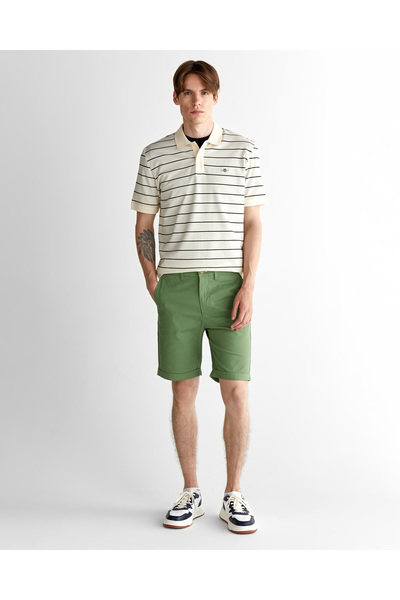 Gant Erkek Yeşil Slim Fit Şort