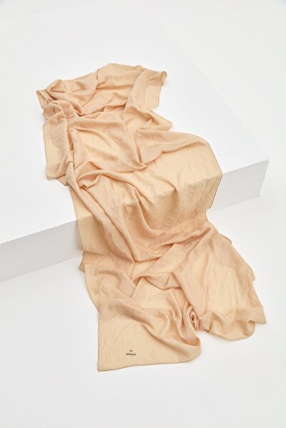 Nihan Düz Stil Şal Krem