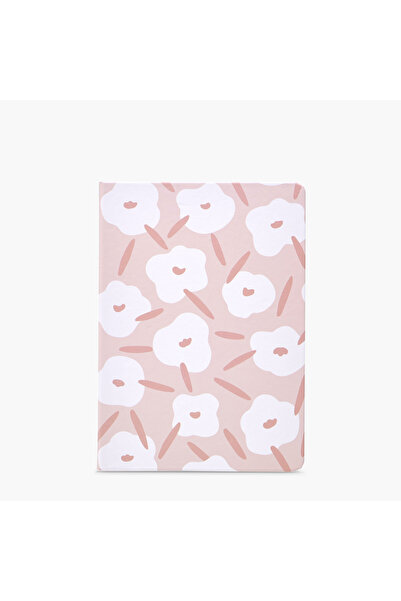 Lifestyle دفتر ملاحظات مسطر بمقاس A5 بطبعة زهور