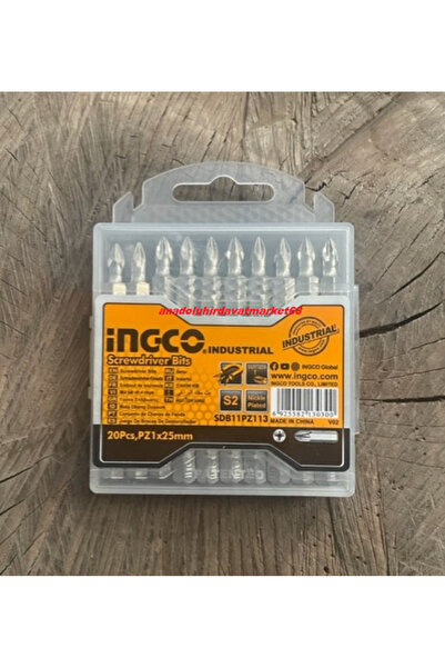 Ingco PRO PZ1*25MM YILDIZ UÇ SAC VE SUNTA VİDA SIKMA UCU PZ1 İNCE BİTS UÇ 20PCS