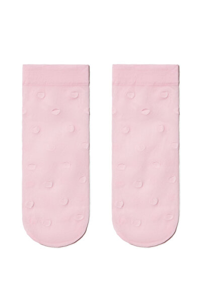 Conte Elegant Thin polyamide socks with polka dot pattern, Fantasy 16124 - Li...