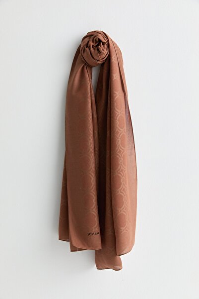 Nihan Pamuk-Modal Şal Kahve