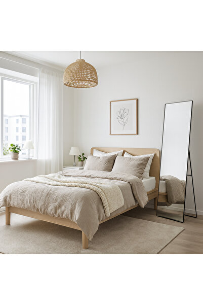 Ebticar Standing Mirror – Black