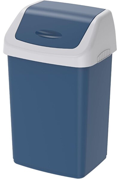 Cosmoplast Plastic Trash Bin with Swing Lid - 20 Liters