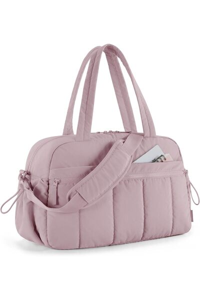 BAGSMART Gym Bag for Women — Travel Duffle with Wet Pocket, Water Resistant, Medium