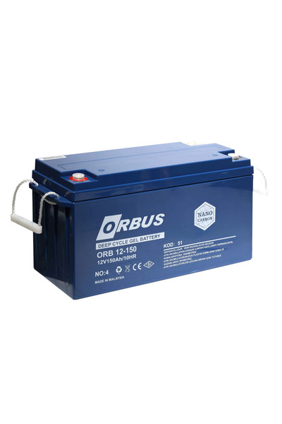 ORBUS 12 V 150 AH JEL AKÜ
