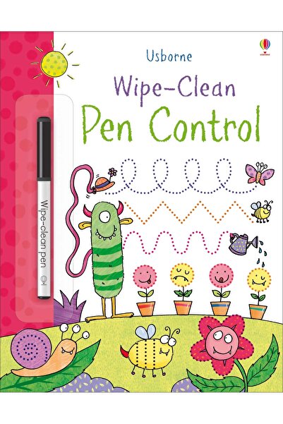 Usborne Cartea WIPE-CLEAN PEN CONTROL, Usborne, + 3 ani