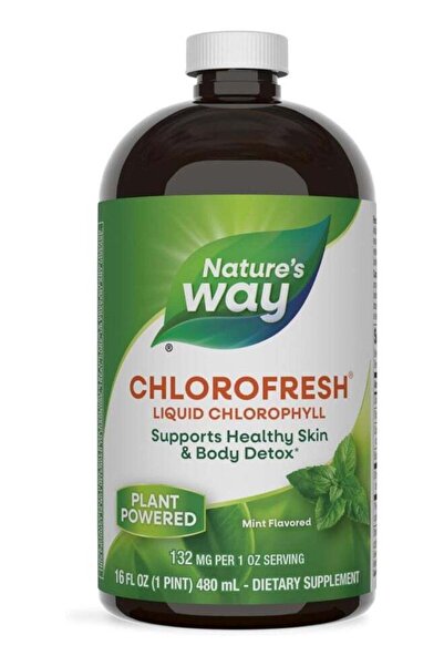 Nature's Way Chlorofresh Liquid Chlorophyll Internal Deodorant - Mint Flavor, 16 fl oz