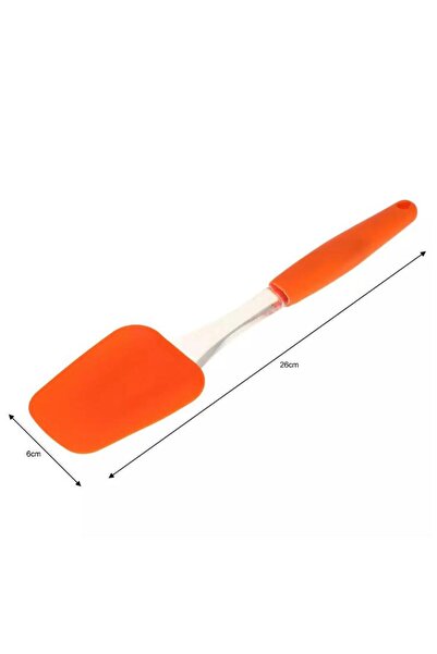 Kinghoff Silicone pastry spatula 26.5x6x1.8 cm, orange