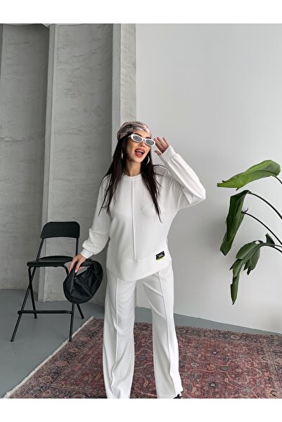 Moda İkra Logo Detailled Bottom Top Set