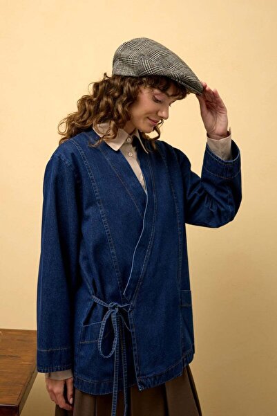 Ceylan Otantik Τζιν διπλό πέτο Μπουφάν