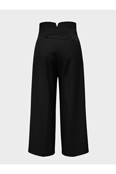 RİVUS Ultra High Waist Culotte Pants - Black