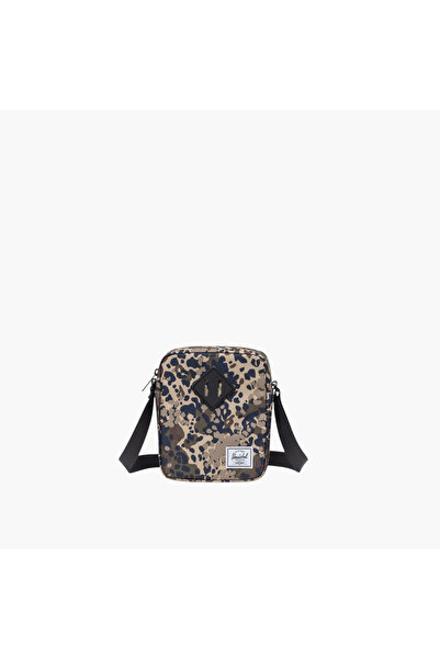 Herschel Supply Co. حقيبة كروس بودي بطبعة مموهة من شركة هيرشل سابلاي مع حزام ...