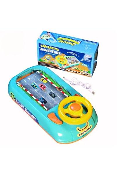 Deliny Mașină simulator pentru copii cu volan, curse realiste, butoane intuitive - BEBLEVEL