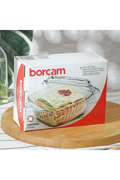 dealshopromania Oală pătrată rezistentă la căldură Yena cu capac 1.170 litri ...