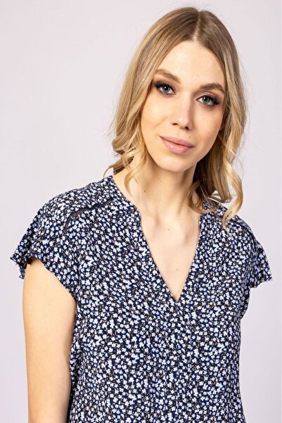 Heavy Tools Bluză de damă cu mâneci scurte RUSTY flora