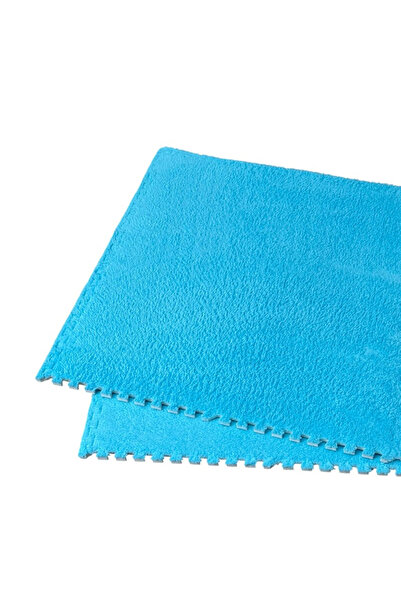 PROCART Fluffy puzzle mat, 61.5x61.5x1.7 cm, EVA foam, set of 2 pieces Dark blue