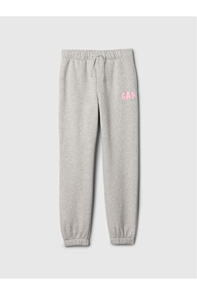 GAP Φούτερ για κορίτσια με γκρι χαλαρό λογότυπο