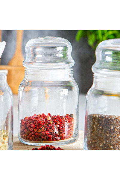 dealshopromania Set de 2 recipiente Lav Sera din sticlă 635 ml 10,2 cm transparente cu capac