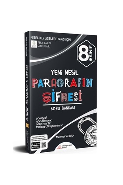 Paragrafın Şifresi Yayınları 8. SINIF PARAGRAFIN ŞİFRESİ