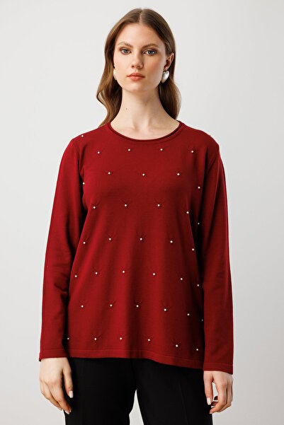 ON سترة تريكو كبيرة الحجم بتفاصيل لؤلؤية