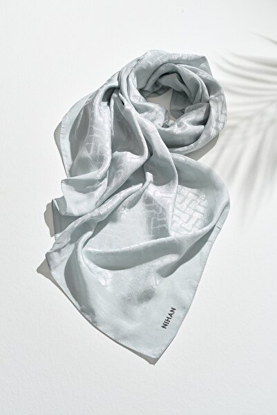 Nihan Jakarlı Pamuk Lyocell Eşarp Gri