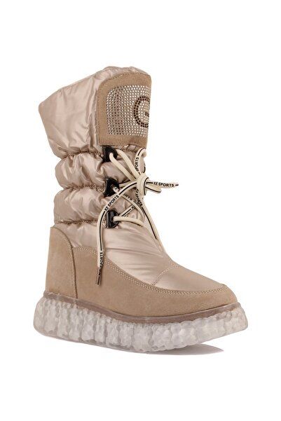 Guja 23K347-1 içi yünlü paraşüt kumaş su geçirmez yüksek taban kar botu