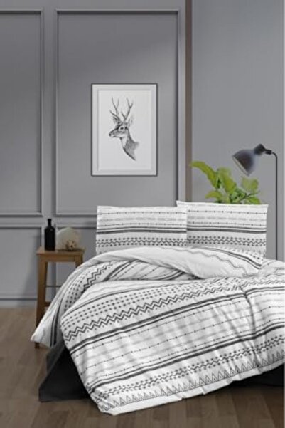 Yıldızan طقم غطاء لحاف من تري، مزدوج منقوش مقاس 200×220 سم _يولي 1162043