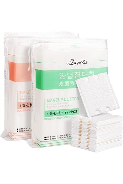 Generic وسادات مكياج قطنية فاخرة من ميكينج تيك، وسادات مربعة مزدوجة الجوانب م...