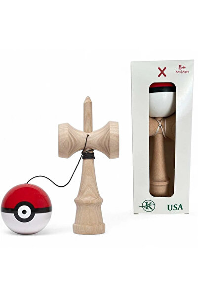 OEM Kendama Profesionala Pokemon Rosu Jucarie De indemanare copii si adulti