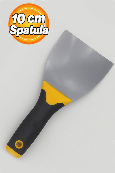 Badem10 Profesyonel Macun Spatulası 10 cm Dayanıklı Esnek Yapı Tamir Sıva Alçı Yüzey Düzeltme El Aleti