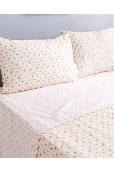 REDTAG Ivory 4 Piece Bedsheet Set (King Size)