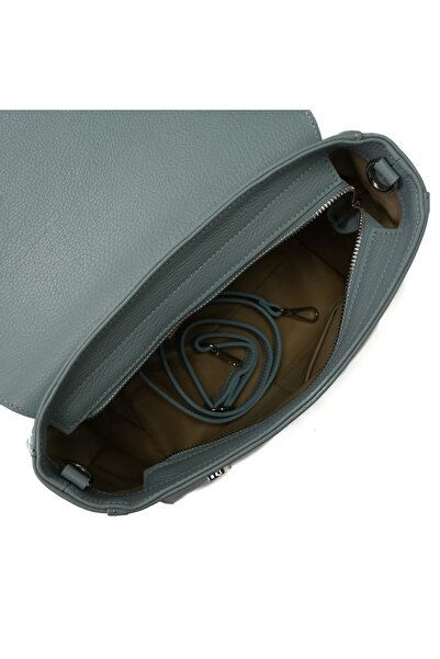 Posete Fagaras Filippa Leather Purse - Blue, Casual Bag Made of Genuine Leather, Handbag, Bags