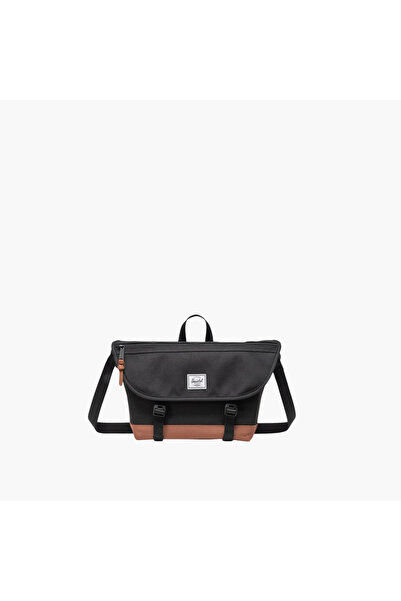 Herschel Supply Co. حقيبة رسول صلبة من شركة Herschel Supply Co بحزام قابل للت...
