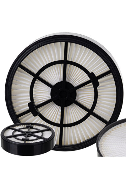 zola Washable HEPA filter, compatible with ZY12393QWS18 washable vacuum cleaner, anti-allergic, 23 x 3 cm, black/white