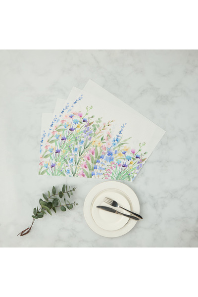 Lifestyle طقم مفارش طاولة ميدوز، 4 قطع، 30×45 سم