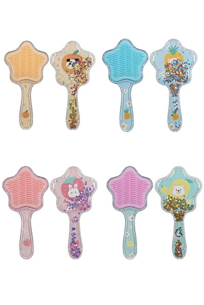 Ocean Comb Hair Lightener Suitable for All Hair Types Detangling Hair Brush 4 Pieces