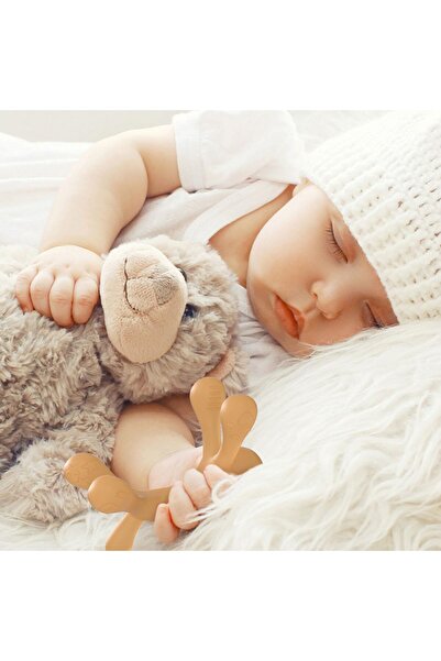 ANYUAN عضاضة أسنان للأطفال على شكل قطة من السيليكون، خالية من مادة BPA (من 3 ...