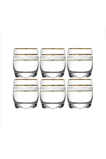 dealshopromania Set de 12 pahare de shot Adora Gold 80 ml