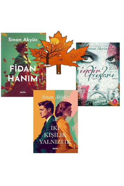 Alfa Yayınları Sinan Akyüz -yazarının- Fidan Hanım - incir Kuşları - iki Kişi...