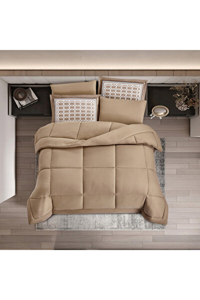 unique home collection Unique Home Amanda 6-Piece Quilted King Comforter Set - 240x260 cms