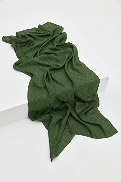 Nihan Grafik Desen Şal Yeşil