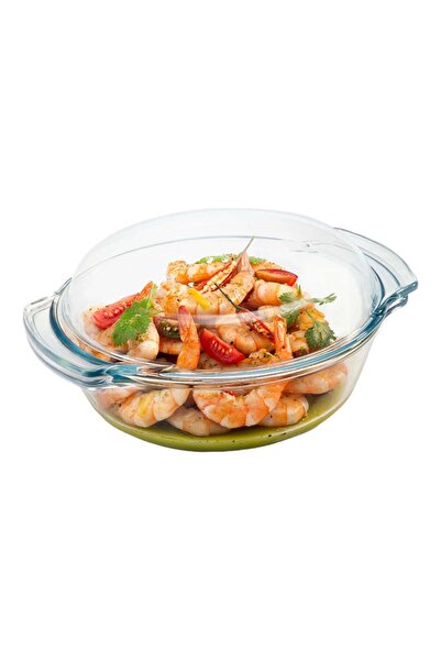 dealshopromania Oală Yena 2,4 litri cu capac rezistent la căldură Termisil, perfectă pentru gătit sănătos