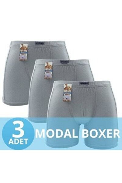 Kocabey Σετ με ρέλι μπόξερ Modal ανδρικό με ζώνη μέσης – Υπερμαλακή υφή που αναπνέει