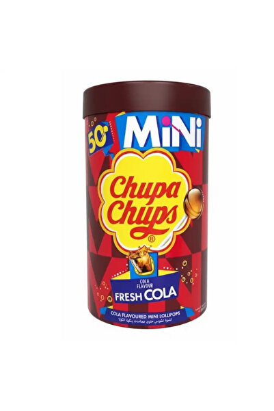 CHUPA Chups Fresh Cola Flavored Mini Lollipop- 50pcs Pack of 2