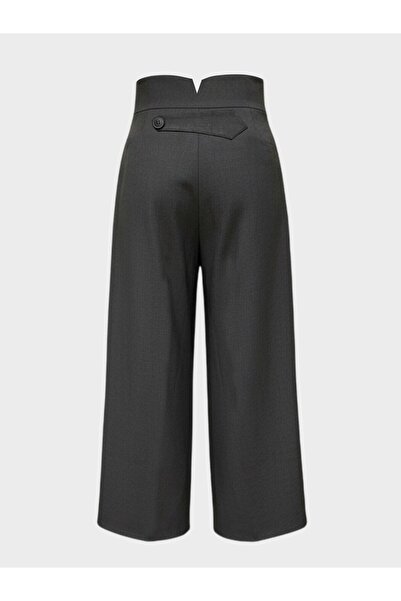 RİVUS Ultra High Waist Culotte Pants - Gray
