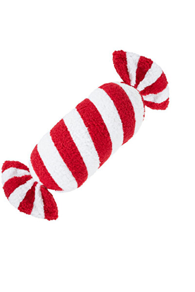 zola Candy decorative pillow, Christmas candy, PP filling, polyester, 30 x 15 cm, red/white